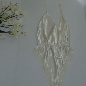 Victoria's Secret Vintage 80S Satin Teddie Size S